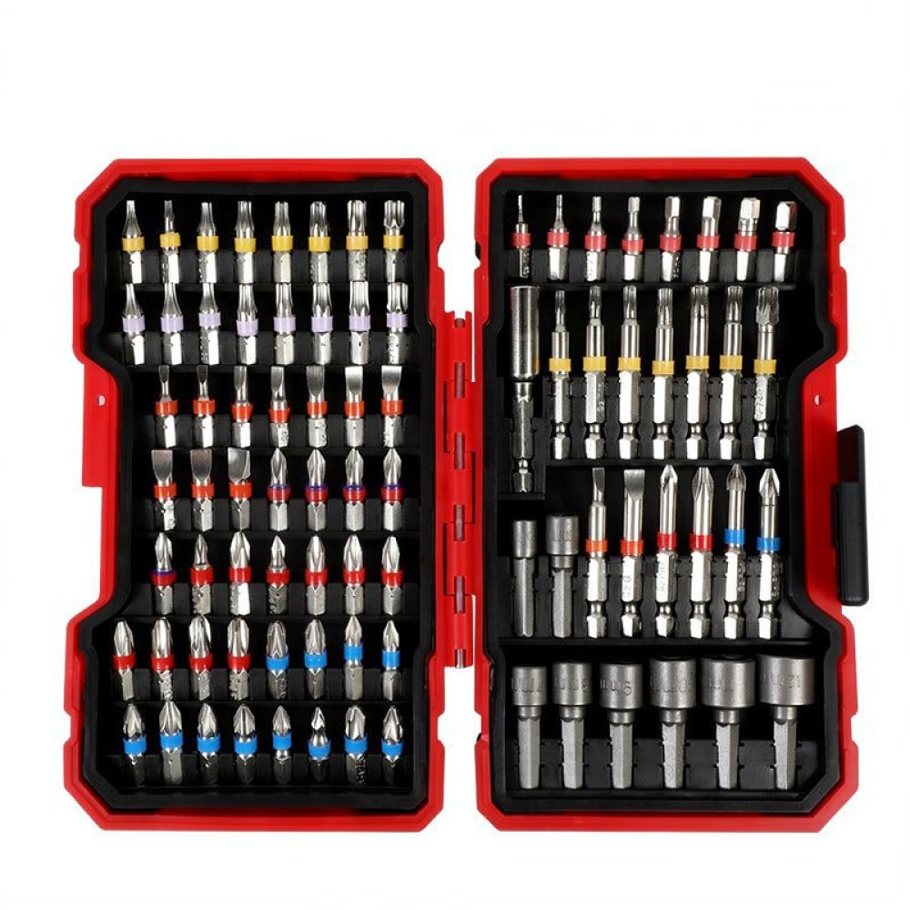 Drill Bit Set - Universal Power Tool Accessory Kit Screwdriver
