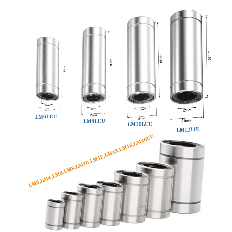 Lm8Uu Bearing - 2 cái/lốc Tuyến Tính Vòng Bi