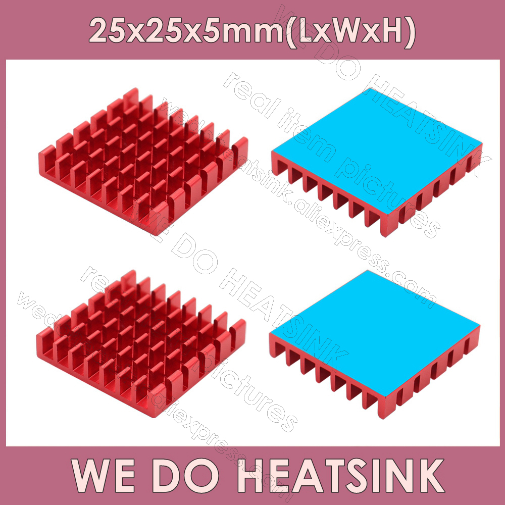 Aluminium Extrusion - Chúng Ta Làm Tản Nhiệt 25X25X5Mm