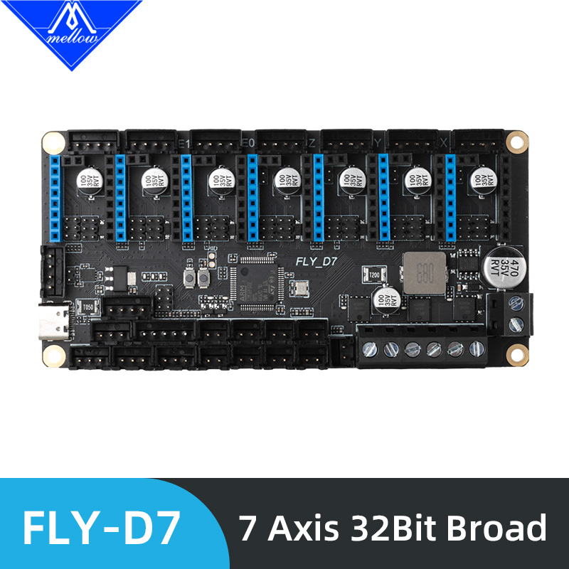 Mellow 7 Axis FLY D7 Klipper B - đánh giá và giá Gt2 Belt