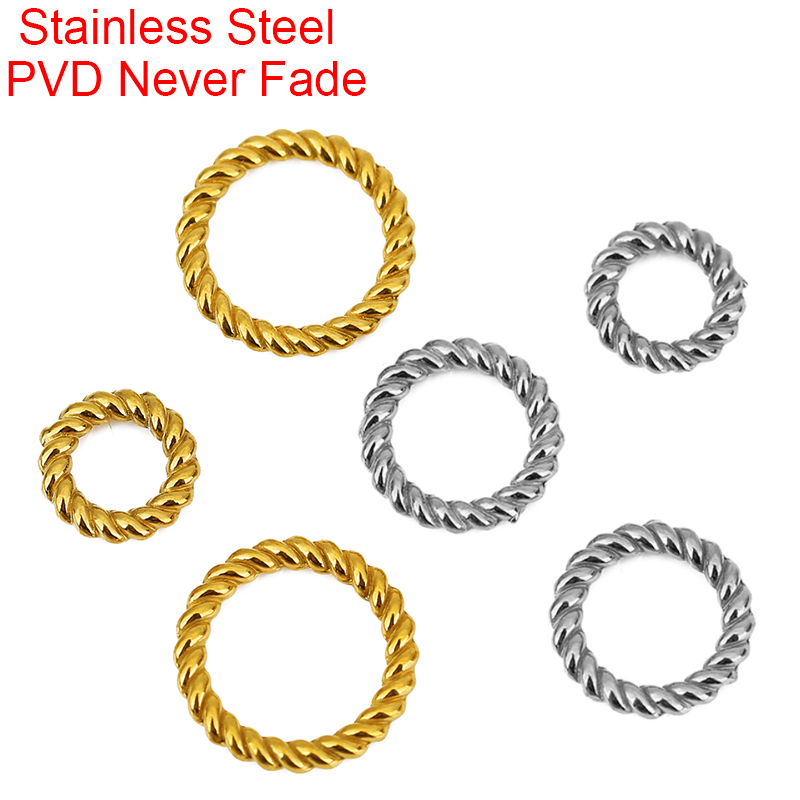 10pcs PVD Never Fade Stainless - đánh giá và giá Coupling 8Mm