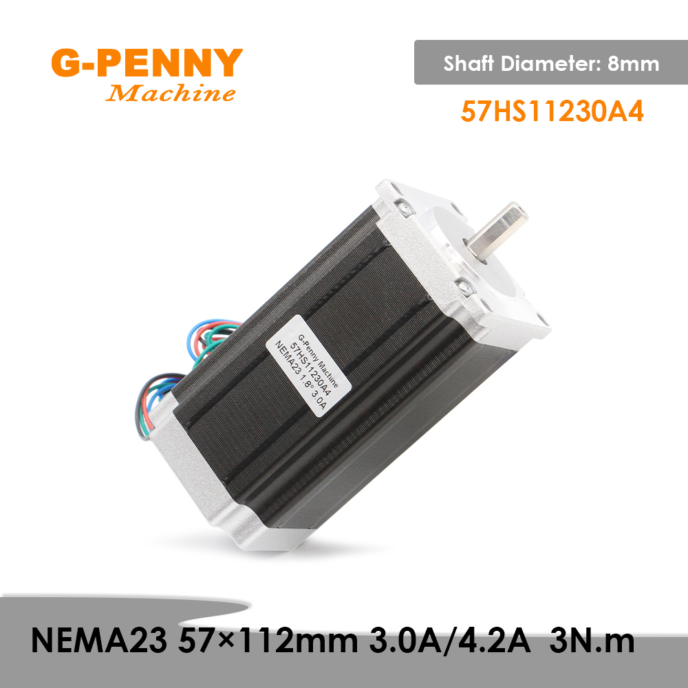 NEMA23 57HS11230A4 8Mm Động Cơ - đánh giá và giá Nema23 Stepper
