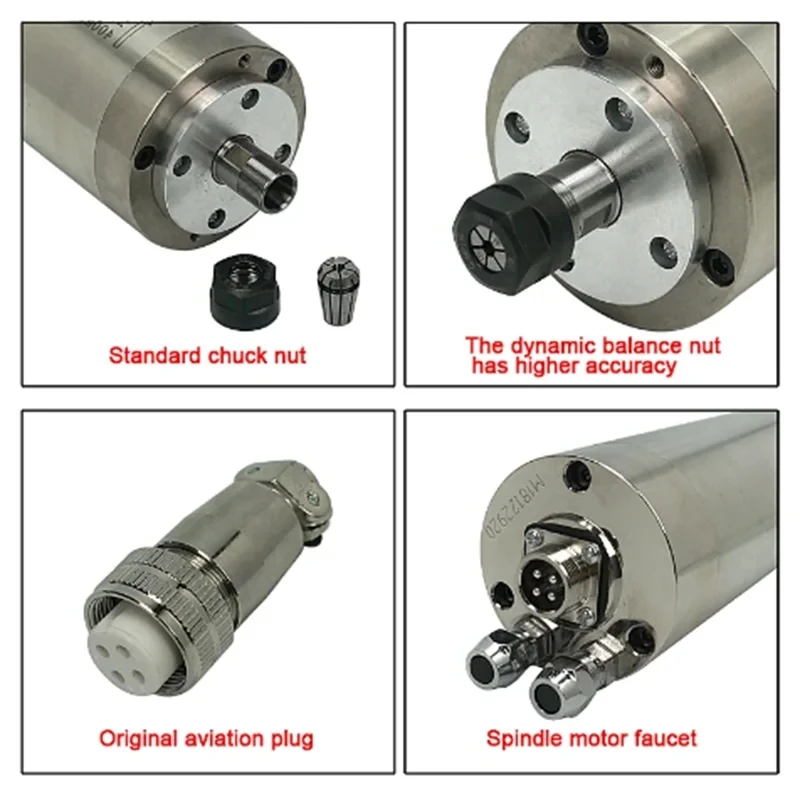 65X158-800W-ER11-220V CNC Wate - đánh giá và giá Water Cooled Spindle