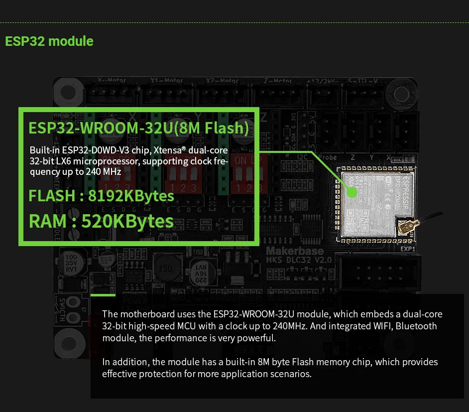Makerbase MKS DLC32 V2.1 32Bit - đánh giá và giá Lm8Uu Bearing