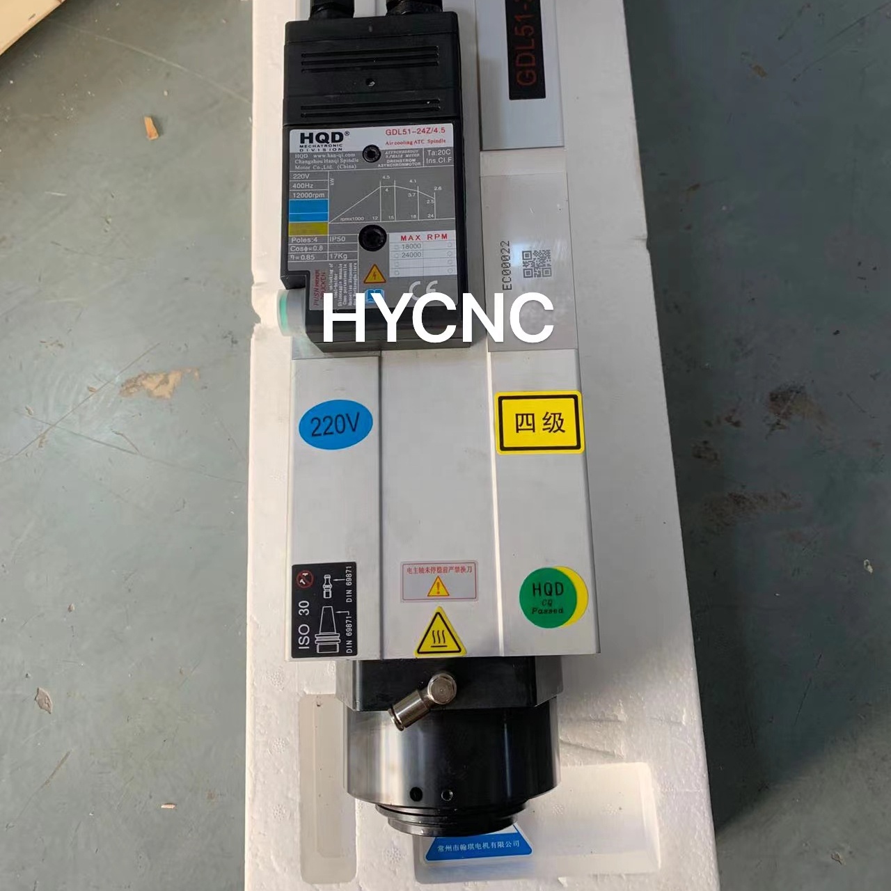 4.5 Kw Atc Spindle Iso30 Motor - đánh giá và giá Cnc Router