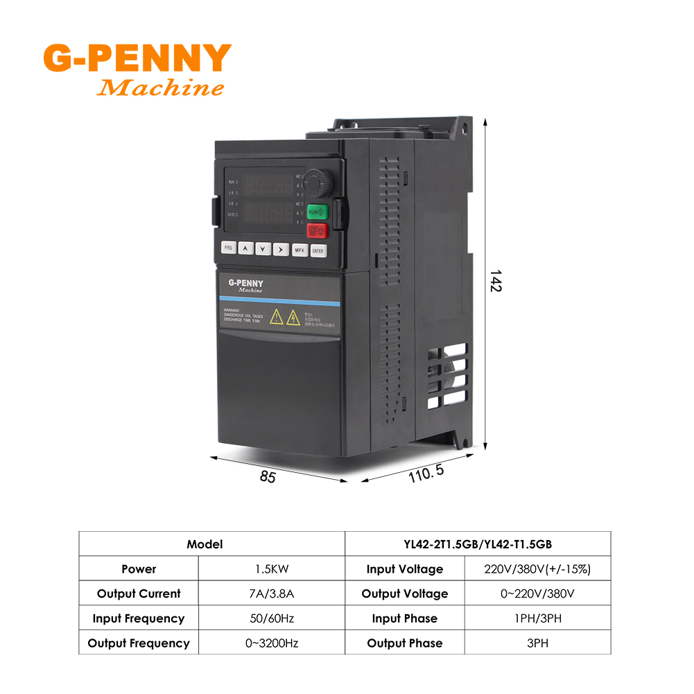 G-PENNY 1.5KW ER11 65mm Water  - đánh giá và giá Water Cooled Spindle