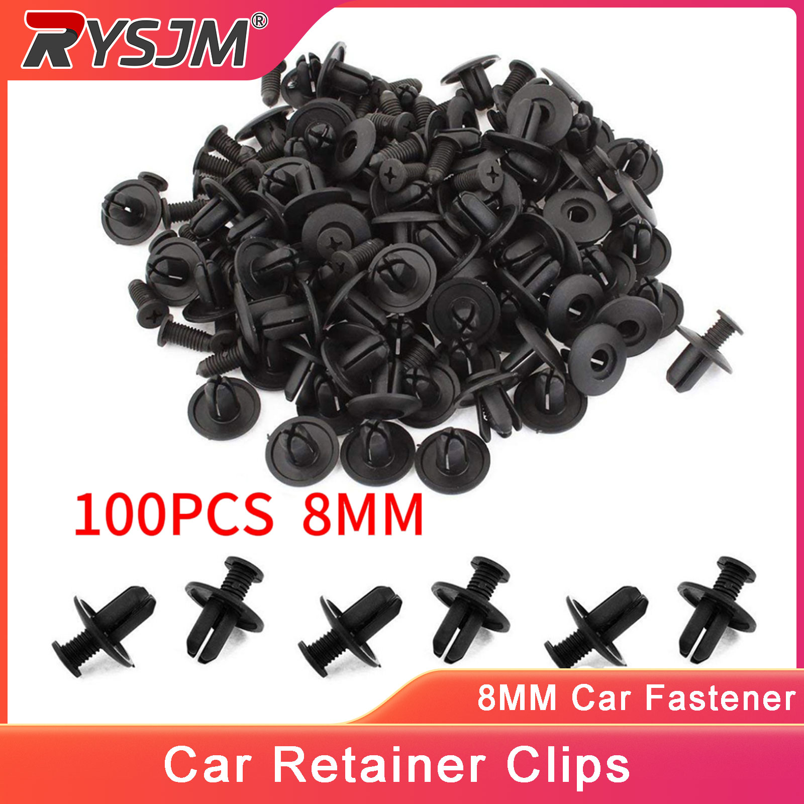 8MM 100PCS Car Plastic Rivets  - đánh giá và giá Lead Screw 8Mm