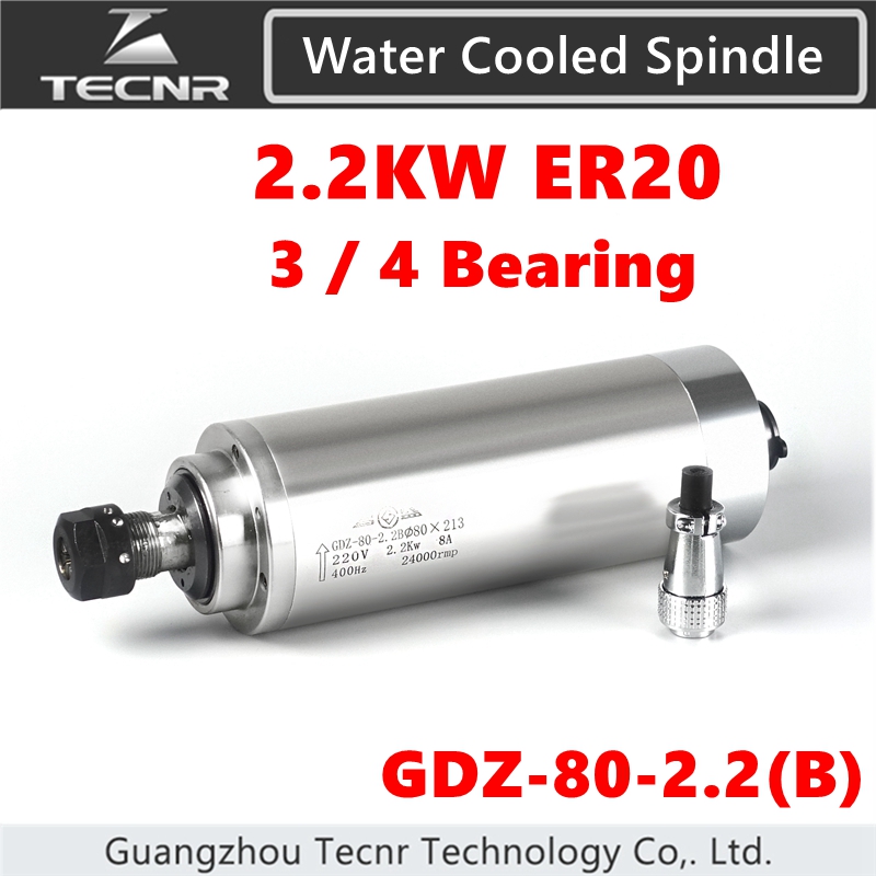 2.2KW Water Cooled Spindle Mot - đánh giá và giá Water Cooled Spindle