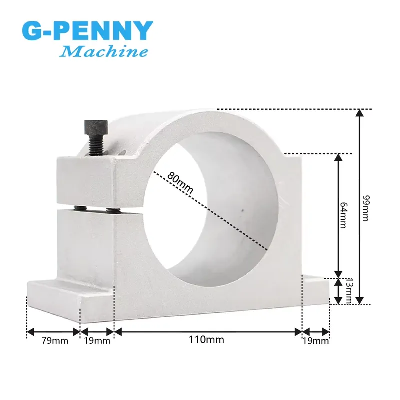 Gpenny 1.5kw ER16 D80mm Water  - đánh giá và giá Water Cooled Spindle