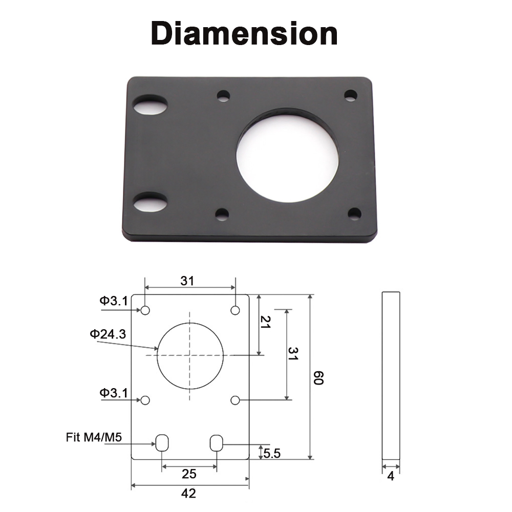 NEMA 17 Stepper Motor Bracket, - đánh giá và giá Nema 17 Stepper