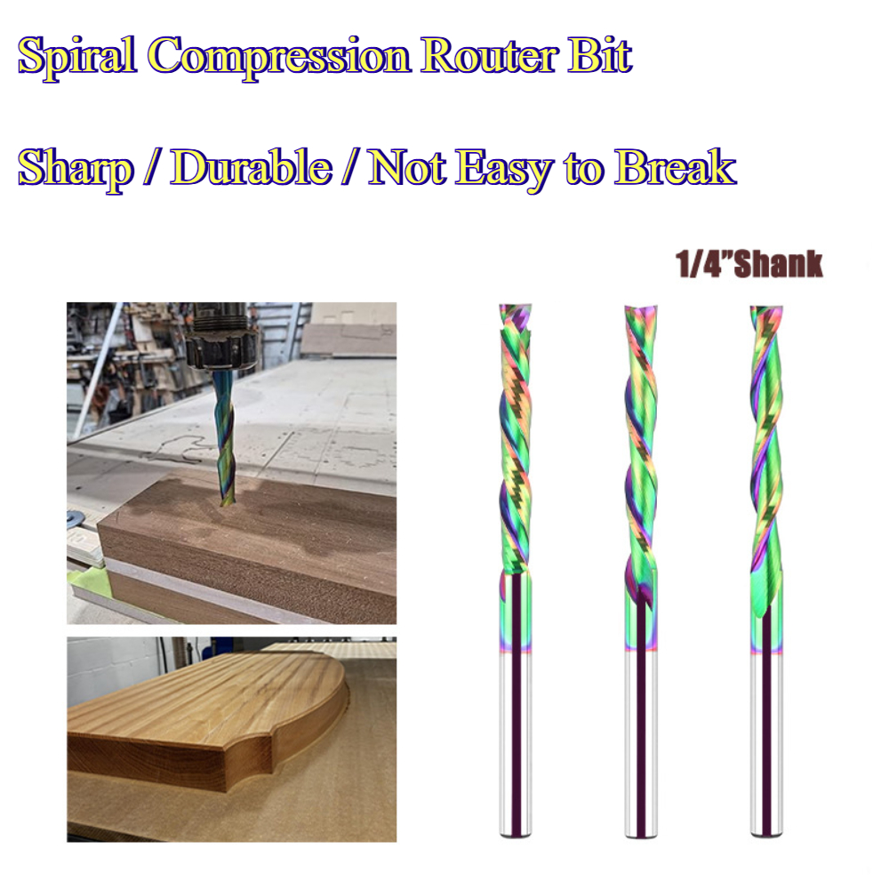 Spiral Compression Router Bit  - đánh giá và giá End Mill